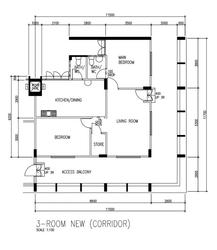 Blk 740 Bedok Reservoir Road (Bedok), HDB 3 Rooms #127428312